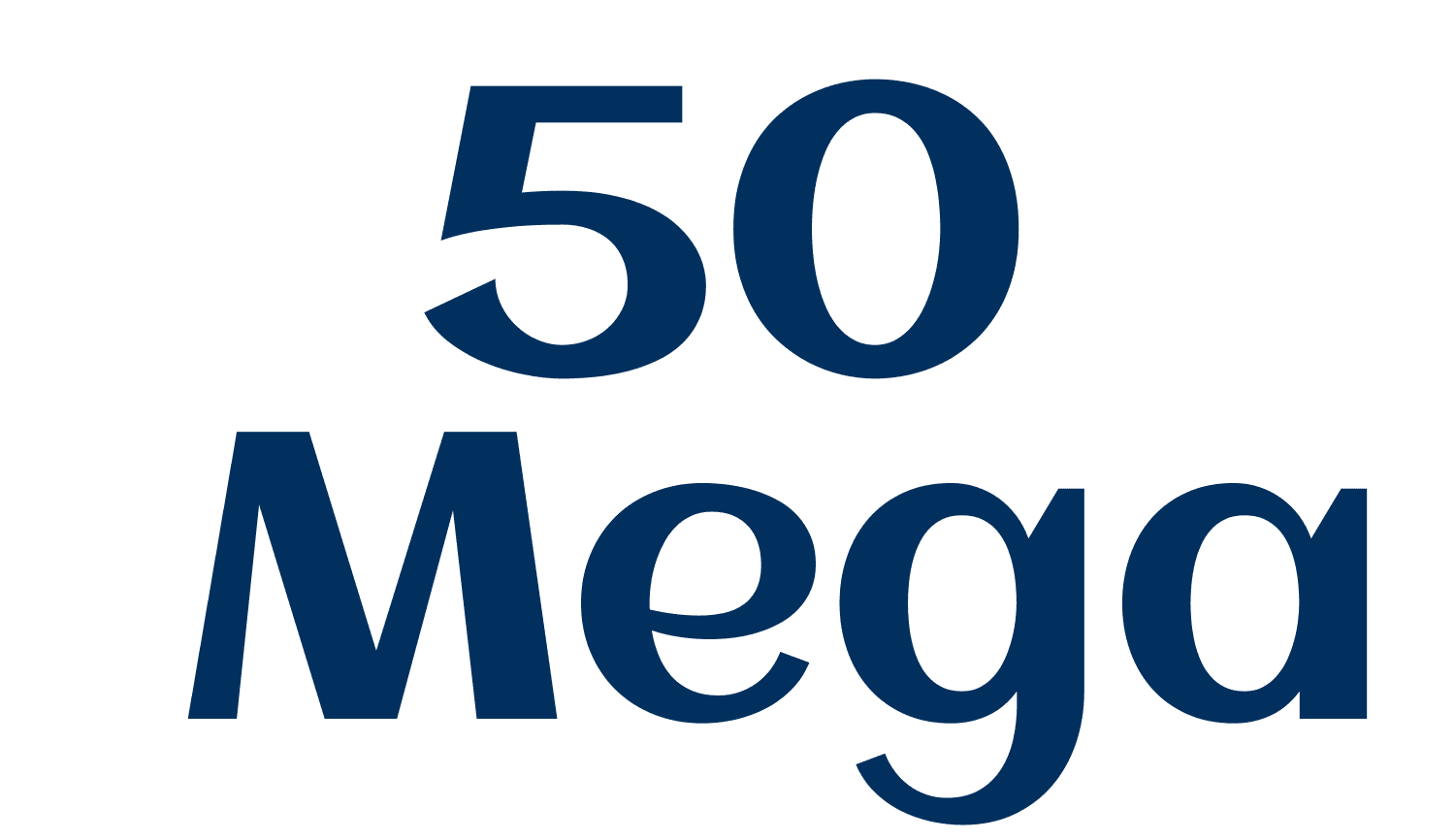 50mega Logo