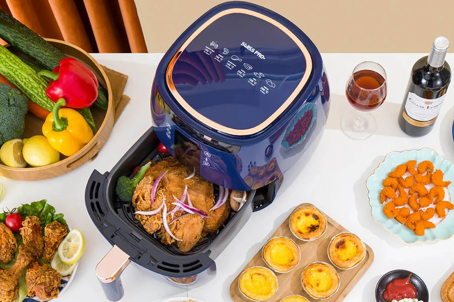 a large air fryer