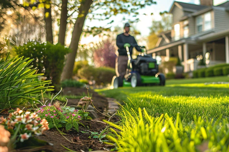 cordless electric lawnmower