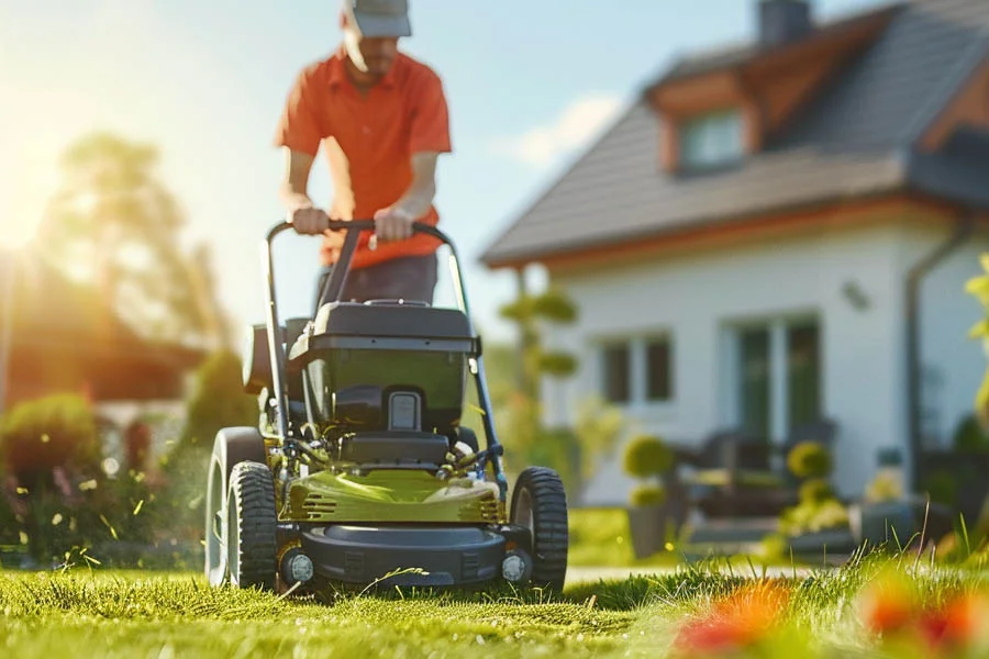 battery powered self propelled lawn mowers