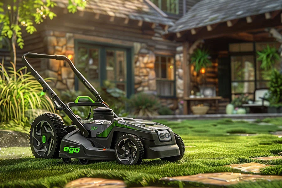 lawn mower self propelled electric